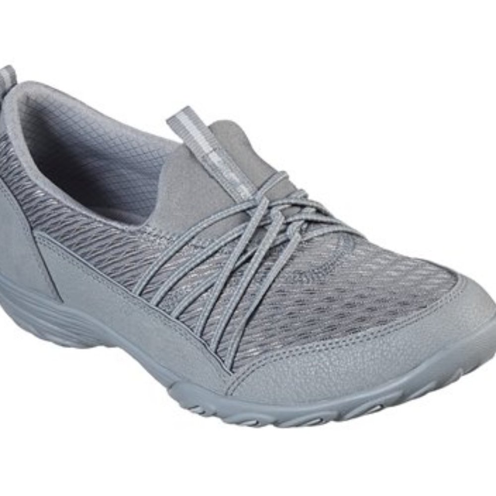 Sketchers Empress walking comfort shoe womens gray size 9 classic fit air cooled